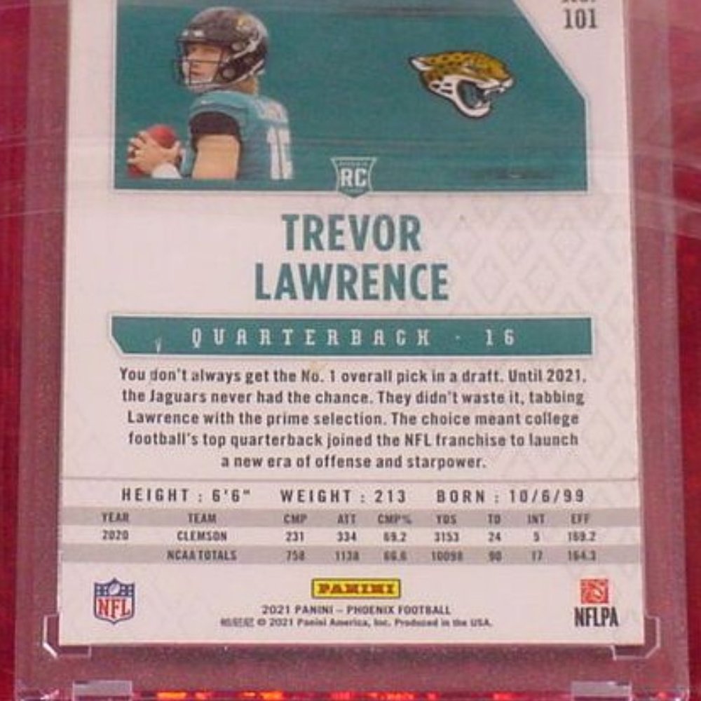 Trevor Lawrence Rookie RC Card - Picture 6 of 7